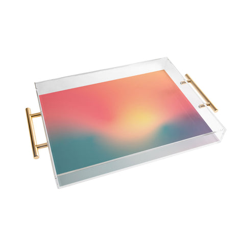 Metron Abstract Gradient Acrylic Tray