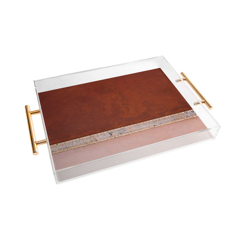 Michael Schauer Minimal and abstract aerial view Acrylic Tray