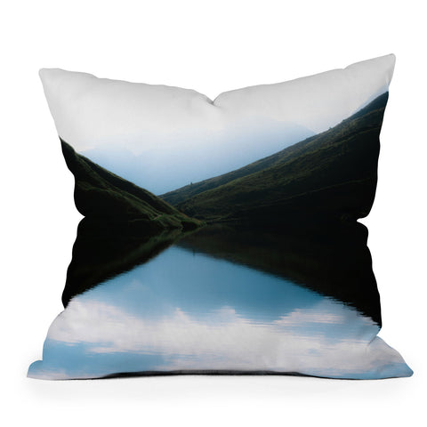 Michael Schauer Sky Symmetry Landscape Outdoor Throw Pillow