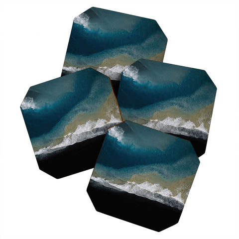 Michael Schauer Where the river meets the ocean Coaster Set