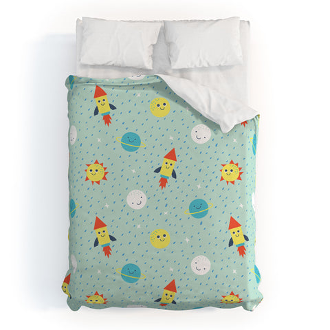 MICHELE PAYNE To The Moon And Back I Duvet Cover