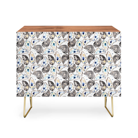 Michelle Mospens Coastal Oysters Credenza