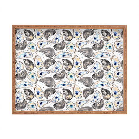 Michelle Mospens Coastal Oysters Rectangular Tray
