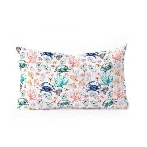 Michelle Mospens Coastal Vibes Oblong Throw Pillow