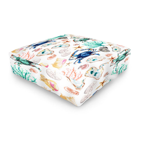 Michelle Mospens Coastal Vibes Outdoor Floor Cushion