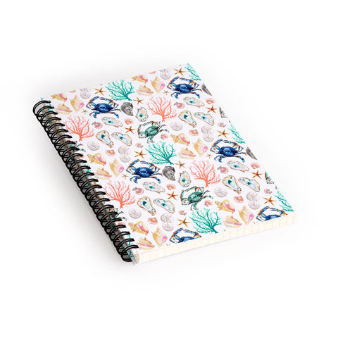 Michelle Mospens Coastal Vibes Spiral Notebook