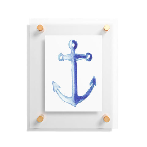 Michelle Mospens Watercolor Anchor Floating Acrylic Print