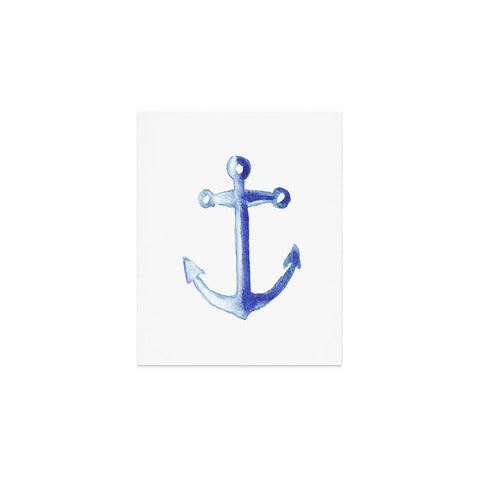 Michelle Mospens Watercolor Anchor Art Print
