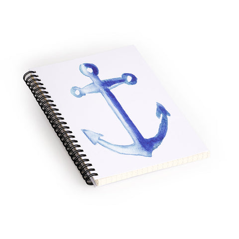 Michelle Mospens Watercolor Anchor Spiral Notebook