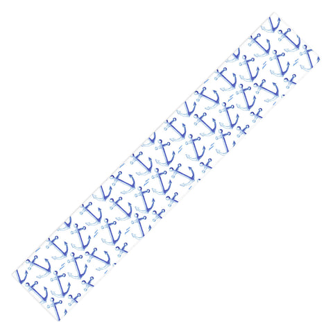 Michelle Mospens Watercolor Anchor Table Runner