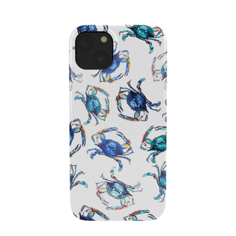 Michelle Mospens Watercolor Blue Crab Phone Case