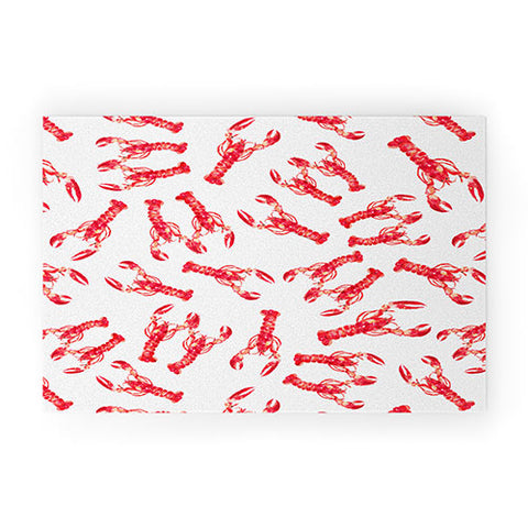 Michelle Mospens Watercolor Lobster Welcome Mat