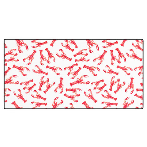 Michelle Mospens Watercolor Lobster Desk Mat