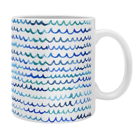Michelle Mospens Watercolor Waves Coffee Mug