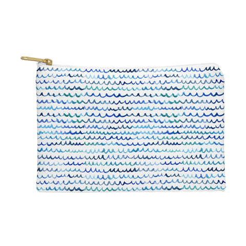 Michelle Mospens Watercolor Waves Pouch