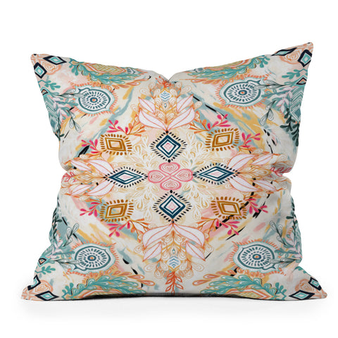 Micklyn Wonderland in Spring Outdoor Throw Pillow