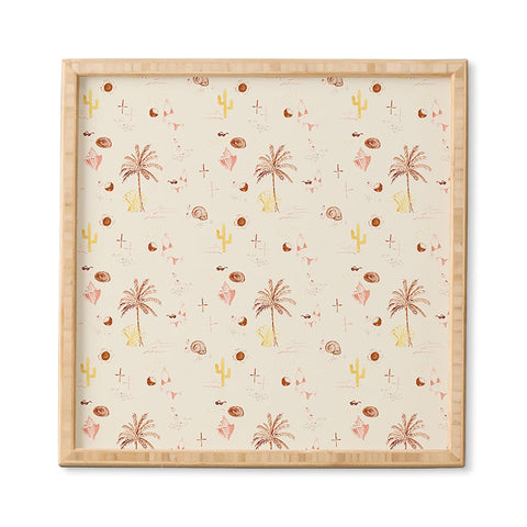 Mieken Petra Designs Boho Summer Vibes Framed Wall Art