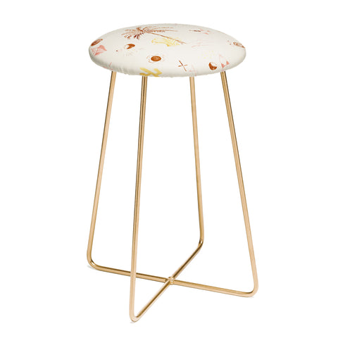 Mieken Petra Designs Boho Summer Vibes Counter Stool