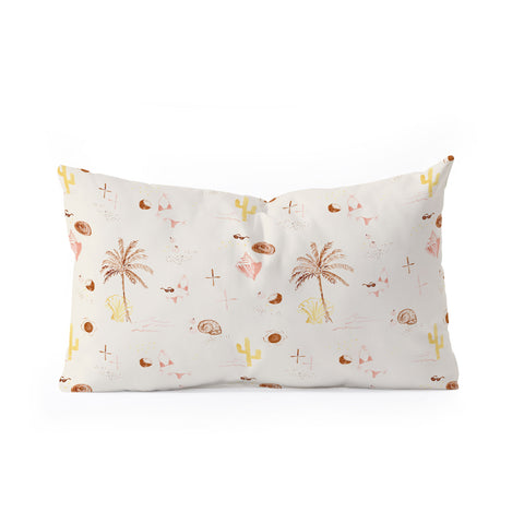 Mieken Petra Designs Boho Summer Vibes Oblong Throw Pillow