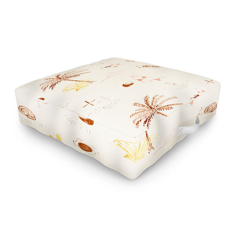 Mieken Petra Designs Boho Summer Vibes Outdoor Floor Cushion