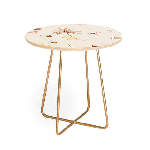 Mieken Petra Designs Boho Summer Vibes Round Side Table