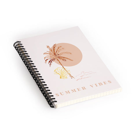 Mieken Petra Designs Boho Summer Vibes Spiral Notebook