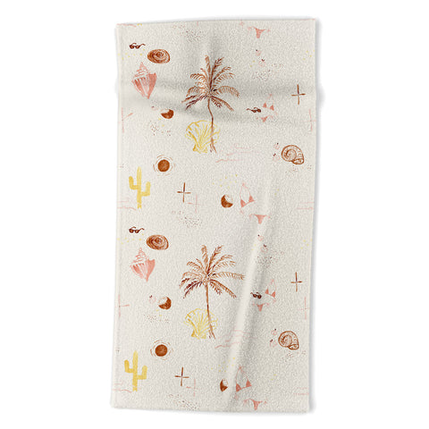 Mieken Petra Designs Boho Summer Vibes Beach Towel