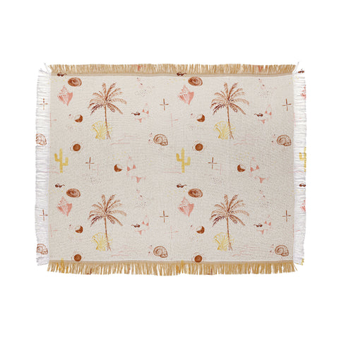 Mieken Petra Designs Boho Summer Vibes Throw Blanket