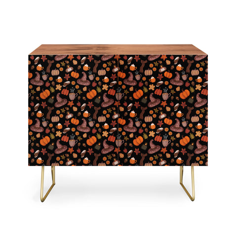 Mieken Petra Designs Cozy Halloween Credenza