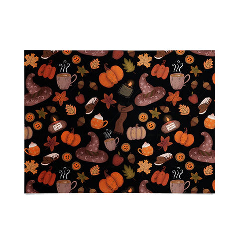 Mieken Petra Designs Cozy Halloween Poster