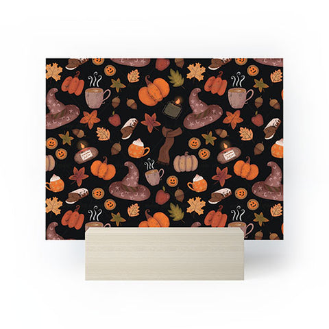Mieken Petra Designs Cozy Halloween Mini Art Print