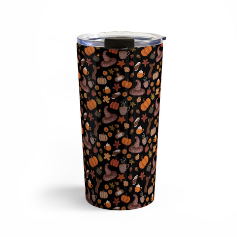 Mieken Petra Designs Cozy Halloween Travel Mug