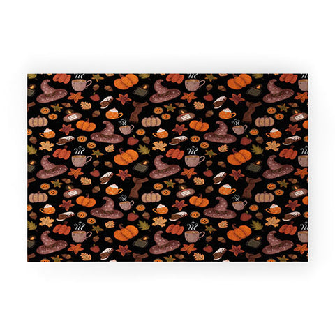 Mieken Petra Designs Cozy Halloween Welcome Mat