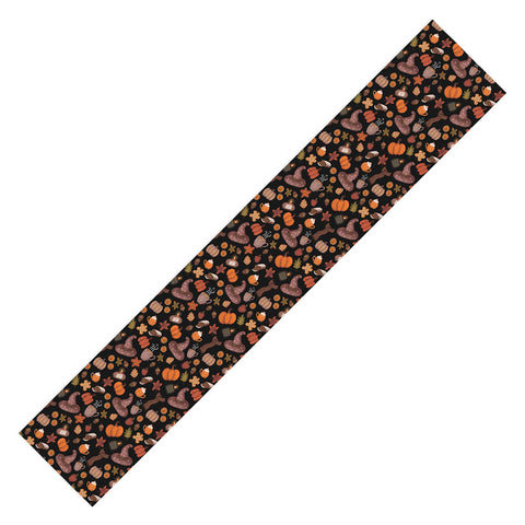 Mieken Petra Designs Cozy Halloween Table Runner