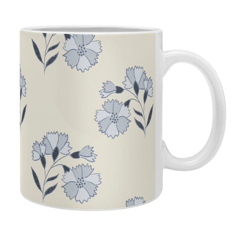 Mieken Petra Designs Floral Block Print Coffee Mug