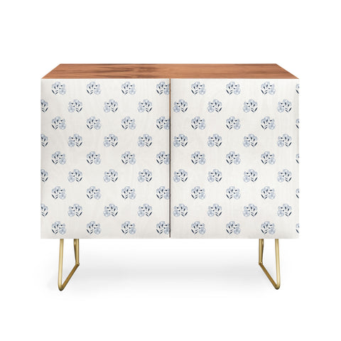 Mieken Petra Designs Floral Block Print Credenza