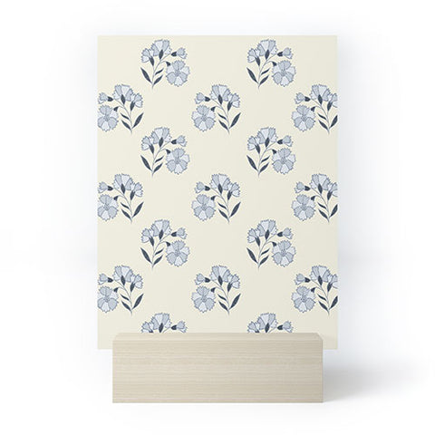 Mieken Petra Designs Floral Block Print Mini Art Print