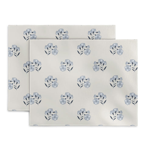 Mieken Petra Designs Floral Block Print Placemat