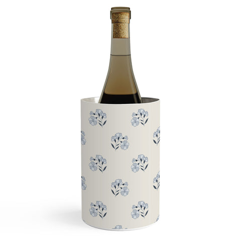 Mieken Petra Designs Floral Block Print Wine Chiller
