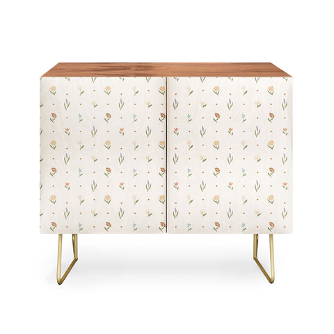 Mieken Petra Designs Folk Wildflowers Credenza