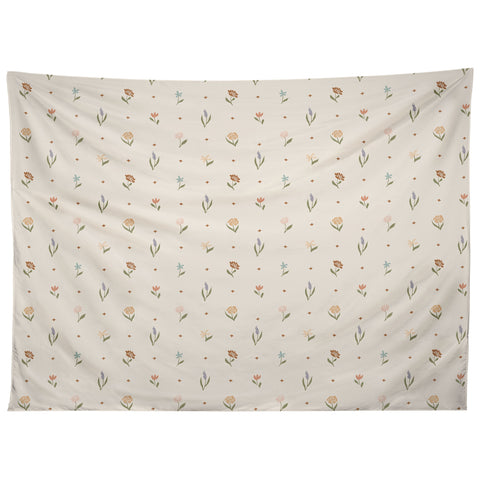 Mieken Petra Designs Folk Wildflowers Tapestry