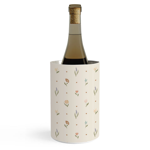 Mieken Petra Designs Folk Wildflowers Wine Chiller
