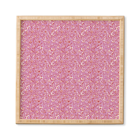 Mieken Petra Designs Painterly Florals Red Orchid Framed Wall Art