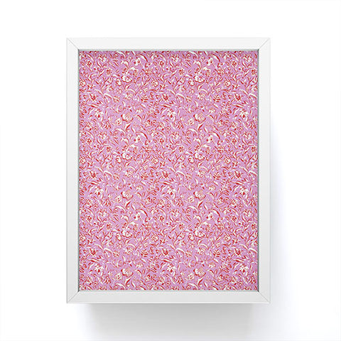 Mieken Petra Designs Painterly Florals Red Orchid Framed Mini Art Print