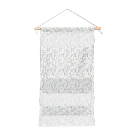 Mieken Petra Designs Vintage Toile Floral Blue Wall Hanging Portrait