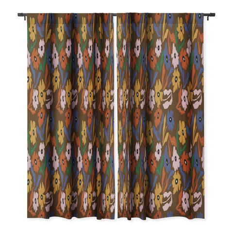 Miho Abstract floral pattern Blackout Non Repeat