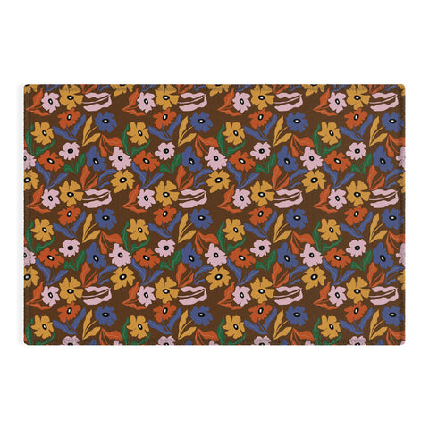 Miho Abstract floral pattern Outdoor Rug
