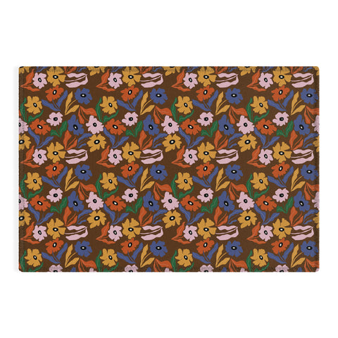 Miho Abstract floral pattern Outdoor Rug