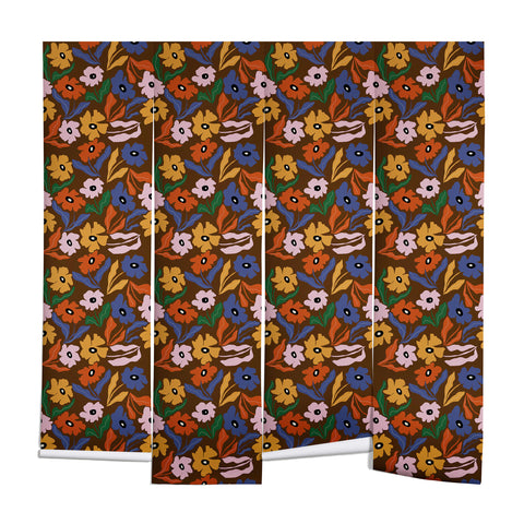 Miho Abstract floral pattern Wall Mural