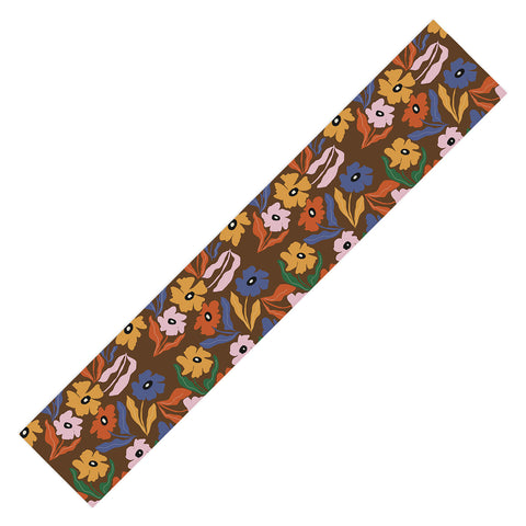 Miho Abstract floral pattern Table Runner